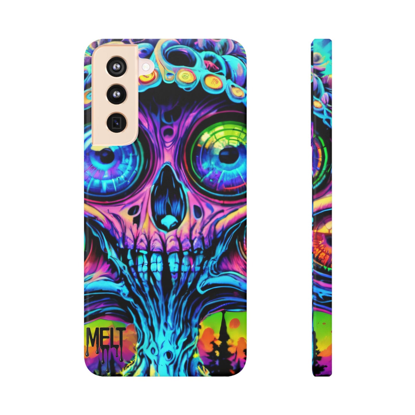 Skull Melt Slim Cases