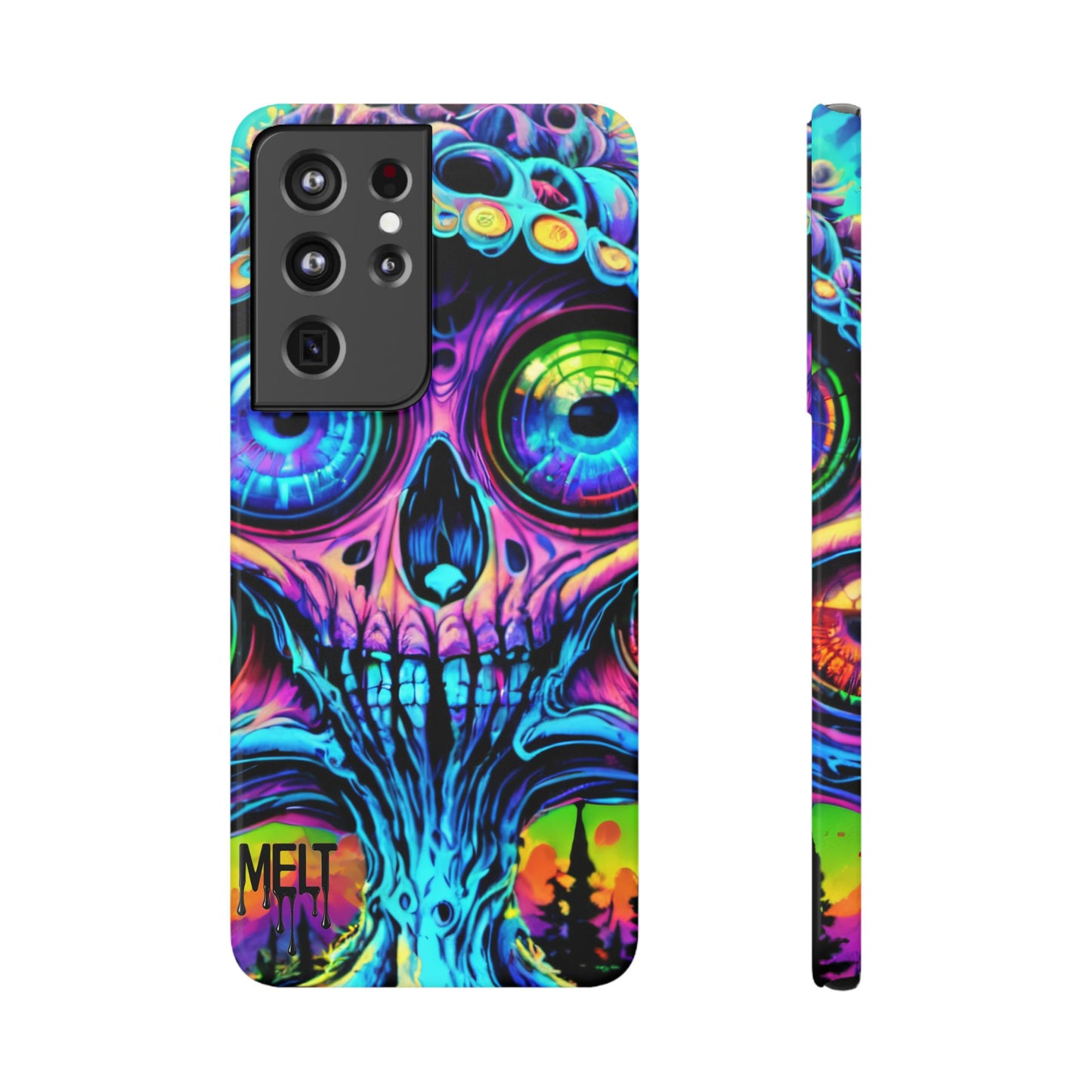 Skull Melt Slim Cases