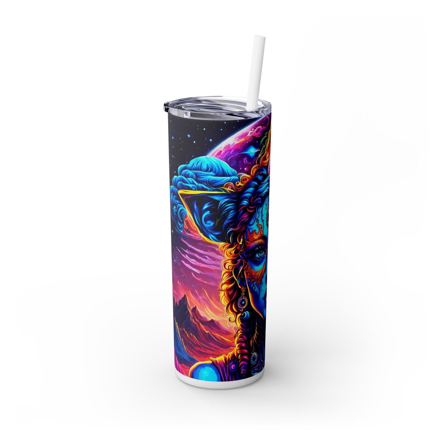 Enchanted Dreamweaveress Skinny Tumbler with Straw, 20oz