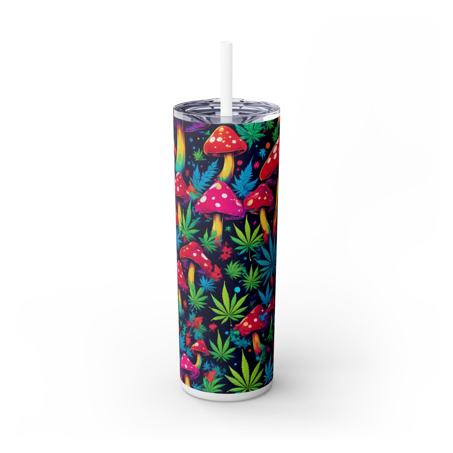 SMUSHED Skinny Tumbler with Straw, 20oz