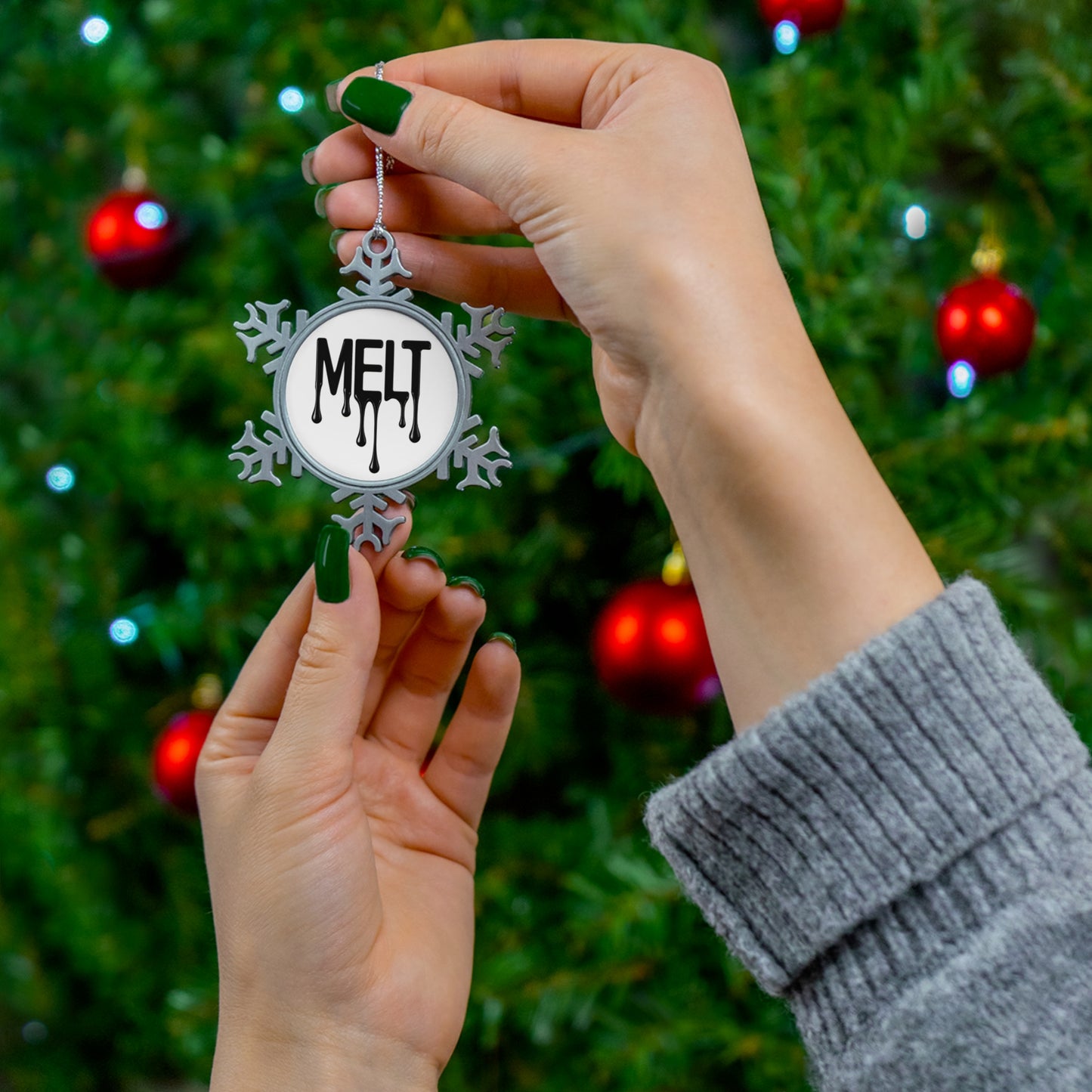 MELT Pewter Snowflake Ornament