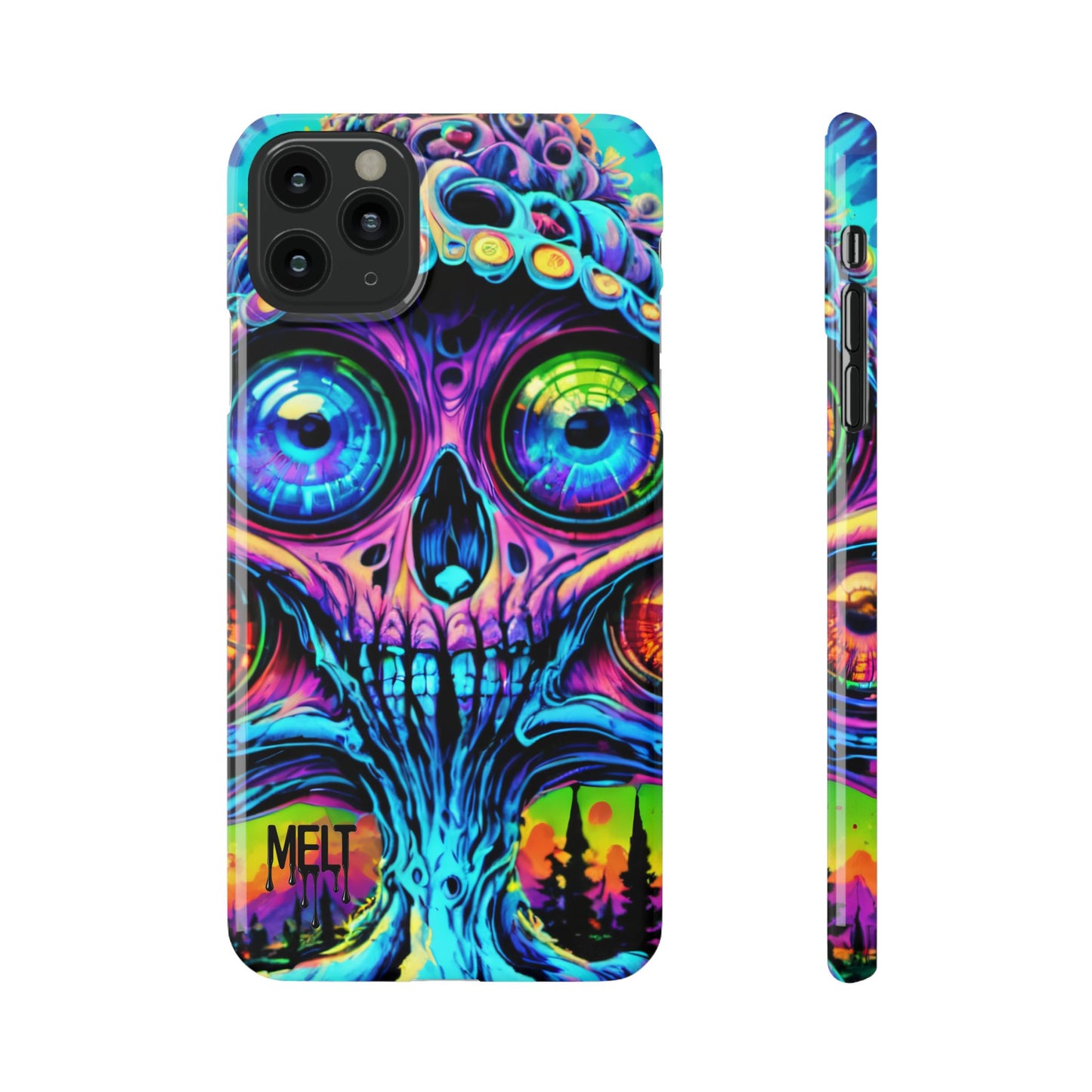 Skull Melt Slim Cases