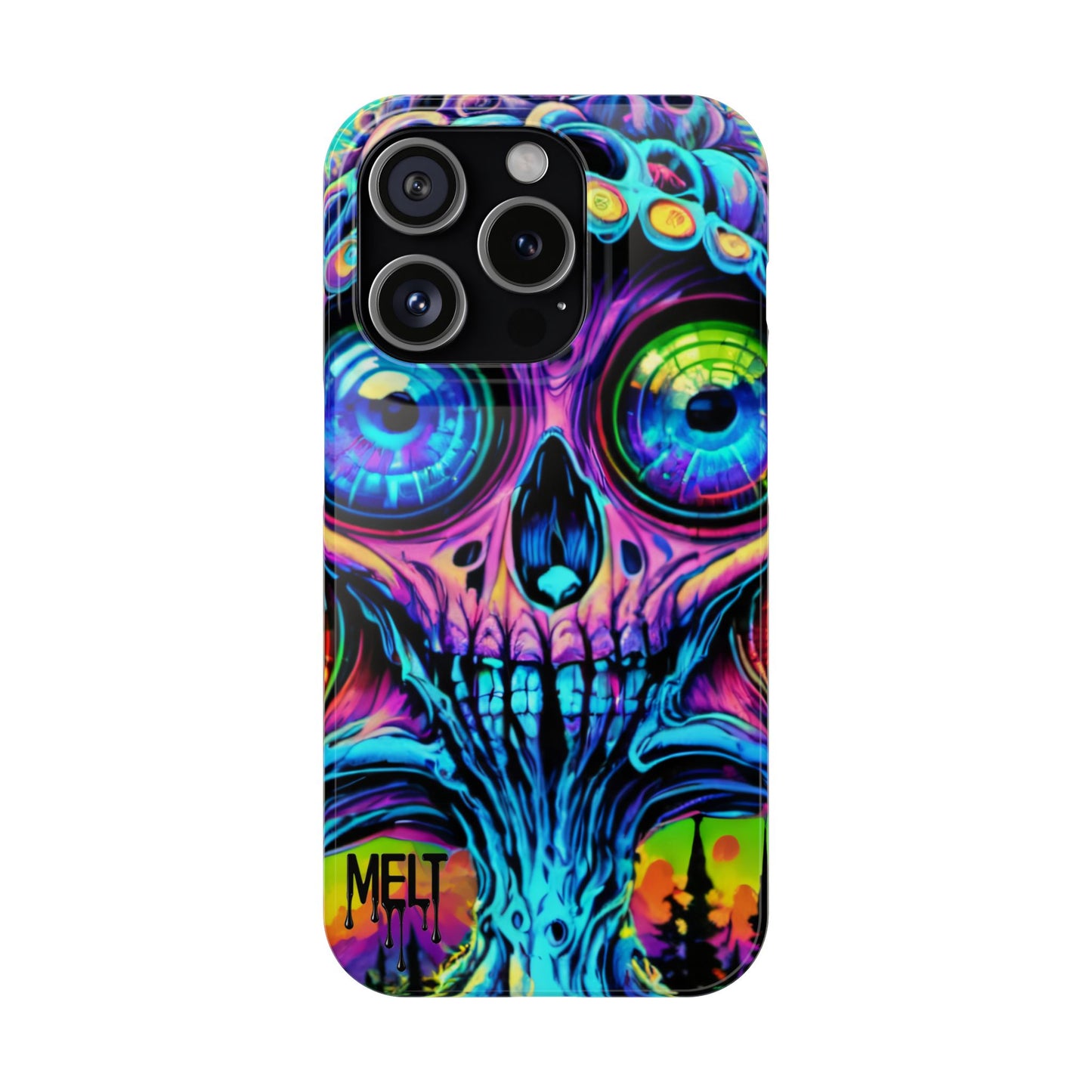 Skull Melt Slim Cases