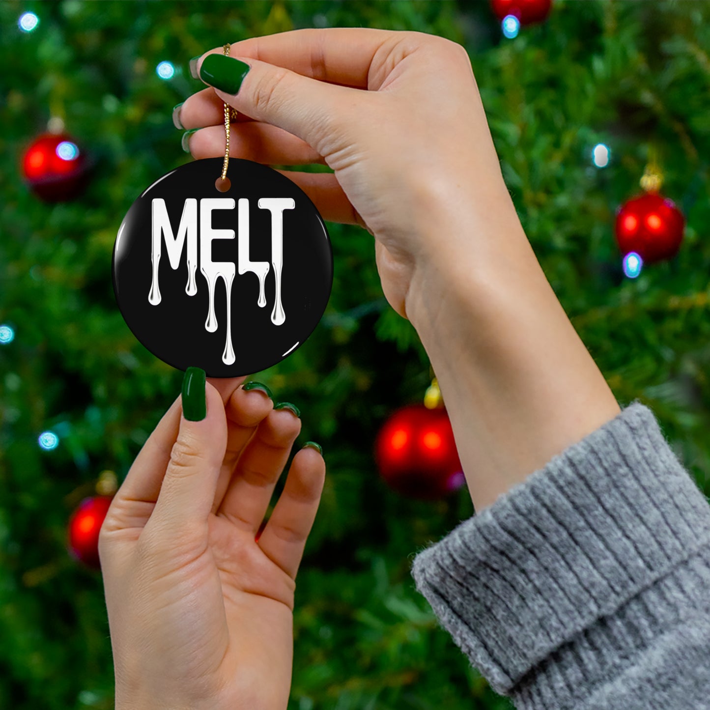 MELT Ceramic Ornament, 4 Shapes