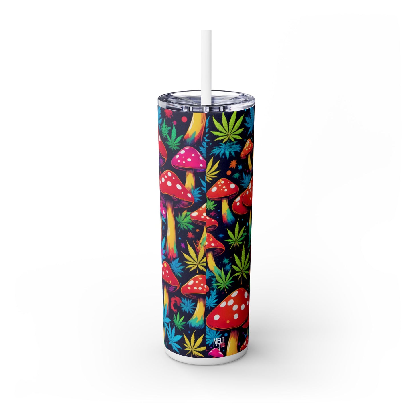 SMUSHED Skinny Tumbler with Straw, 20oz