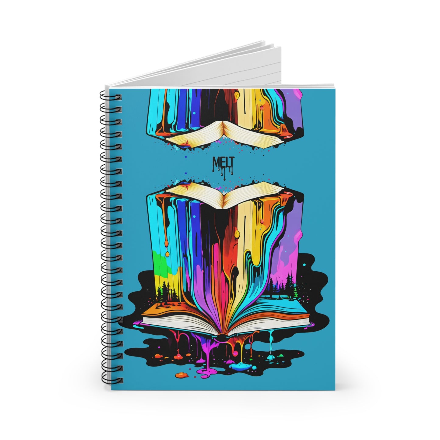 Dripping Thoughts Spiral Notebook - Ruled Line