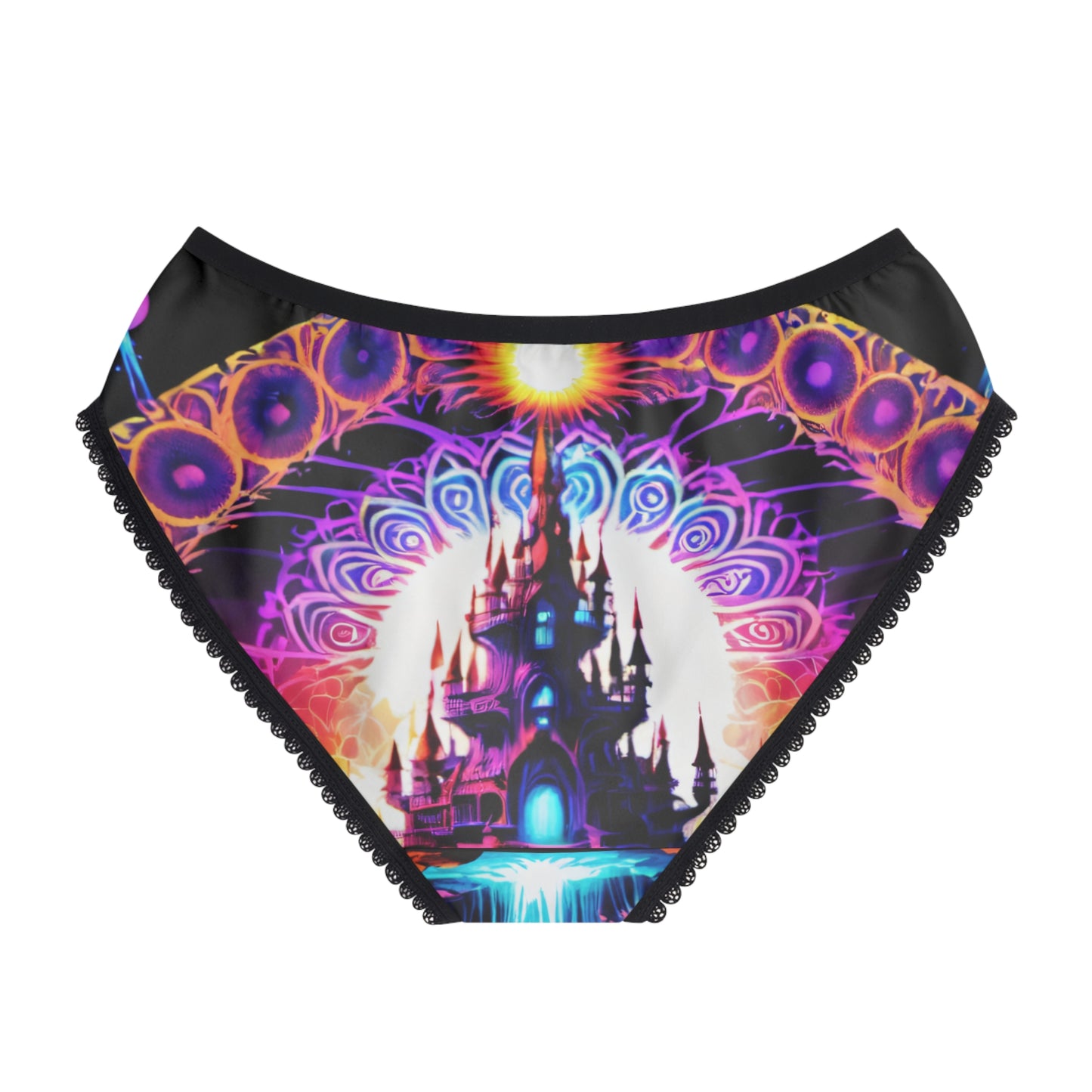Liquid Castles Women's Briefs (AOP)
