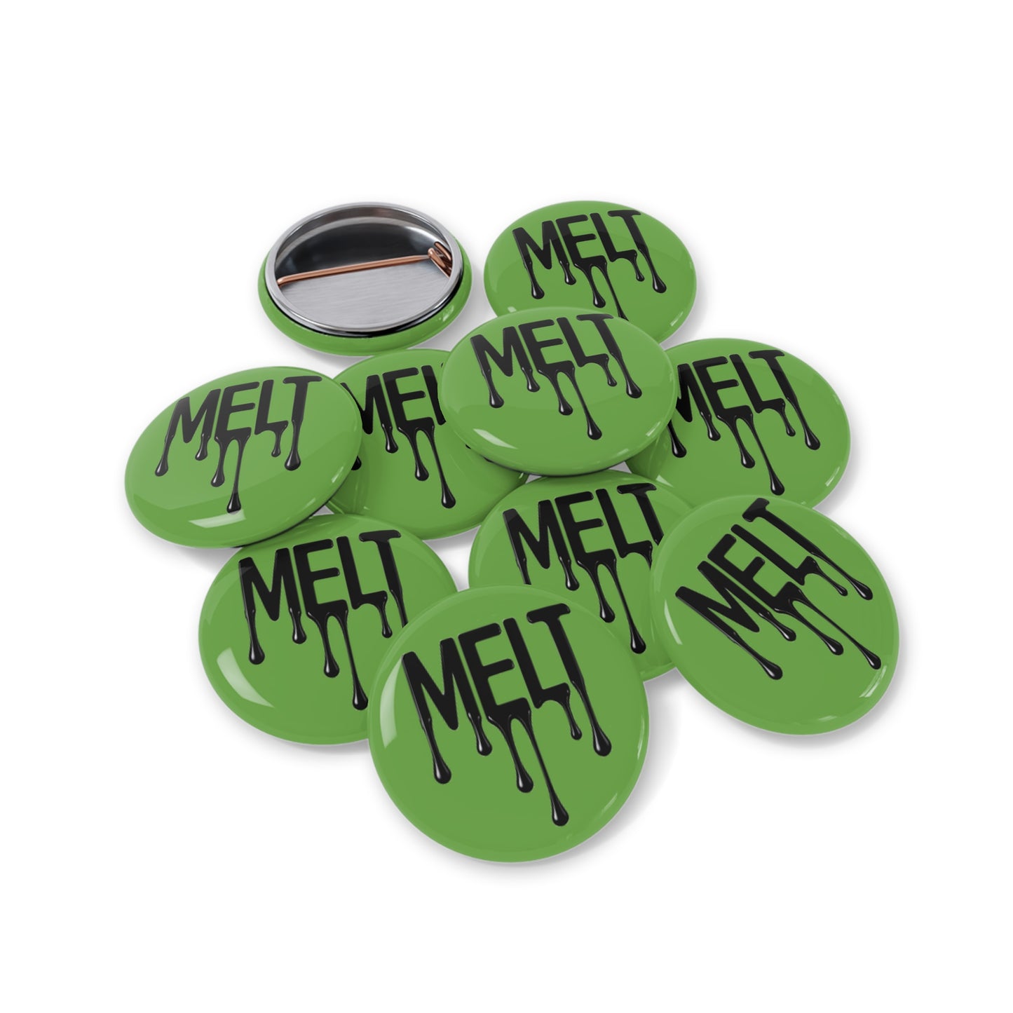 MELT green Round Pins