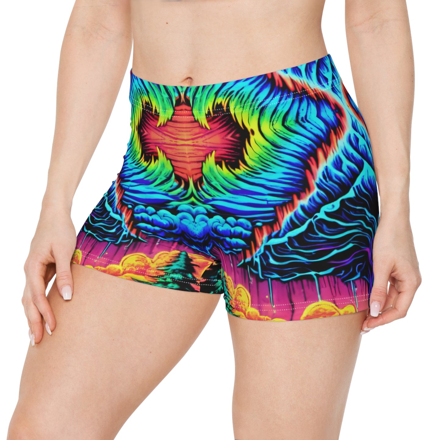 Divinity dividends Women's Shorts (AOP)