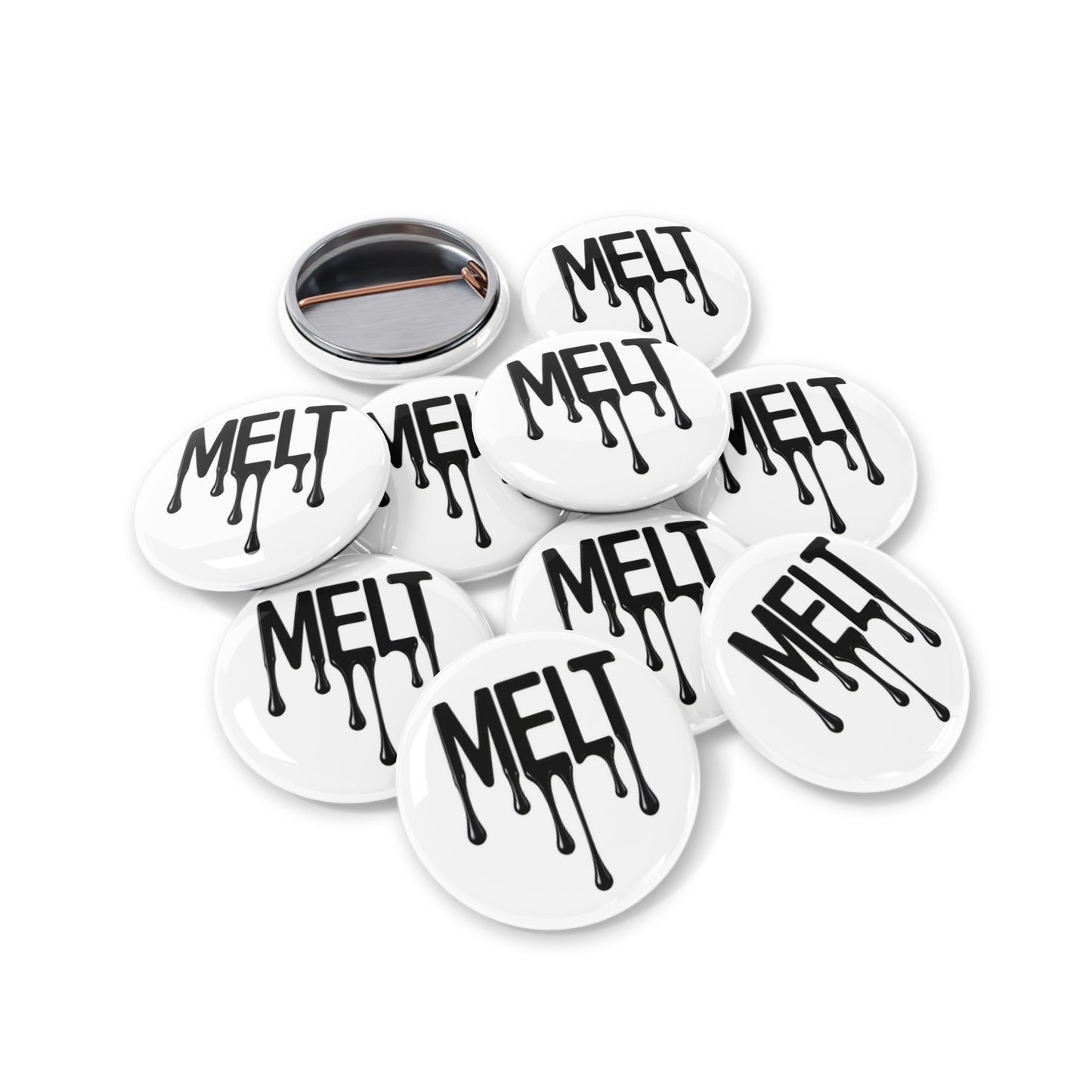 MELT white Round Pins