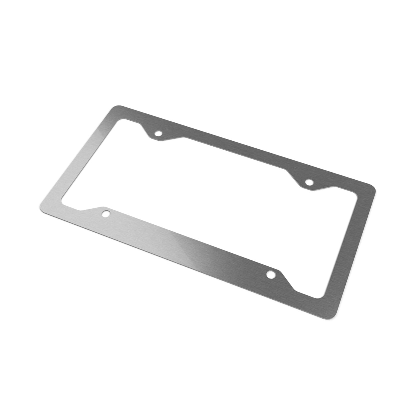 Liquid Melt Metal License Plate Frame