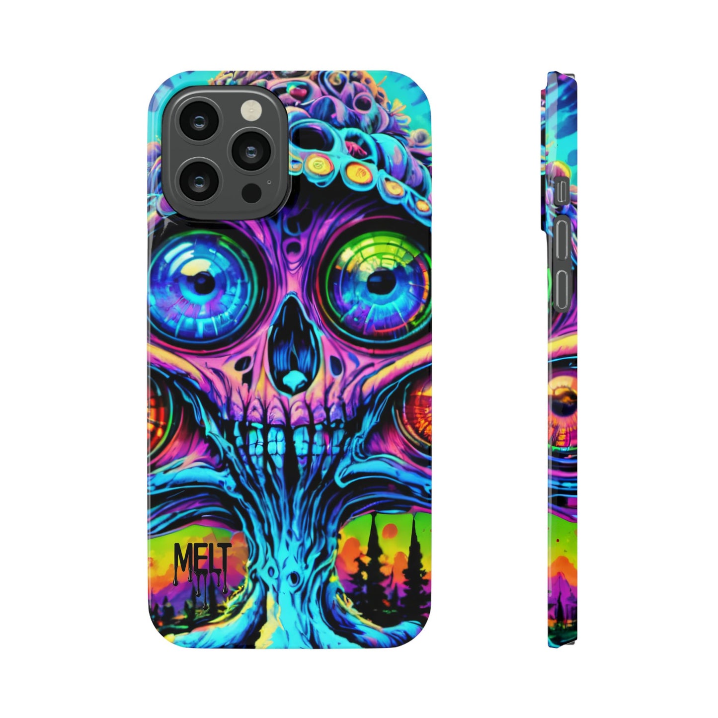 Skull Melt Slim Cases