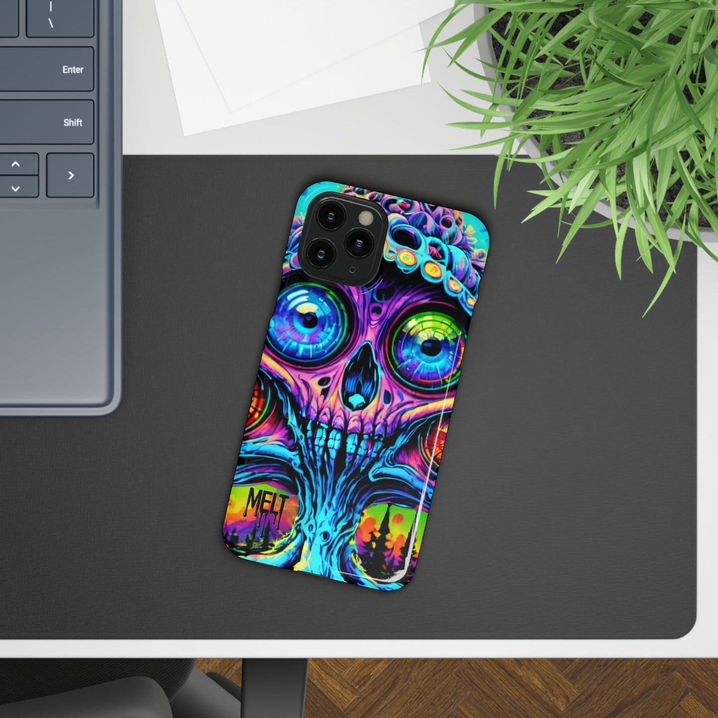 Skull Melt Slim Cases