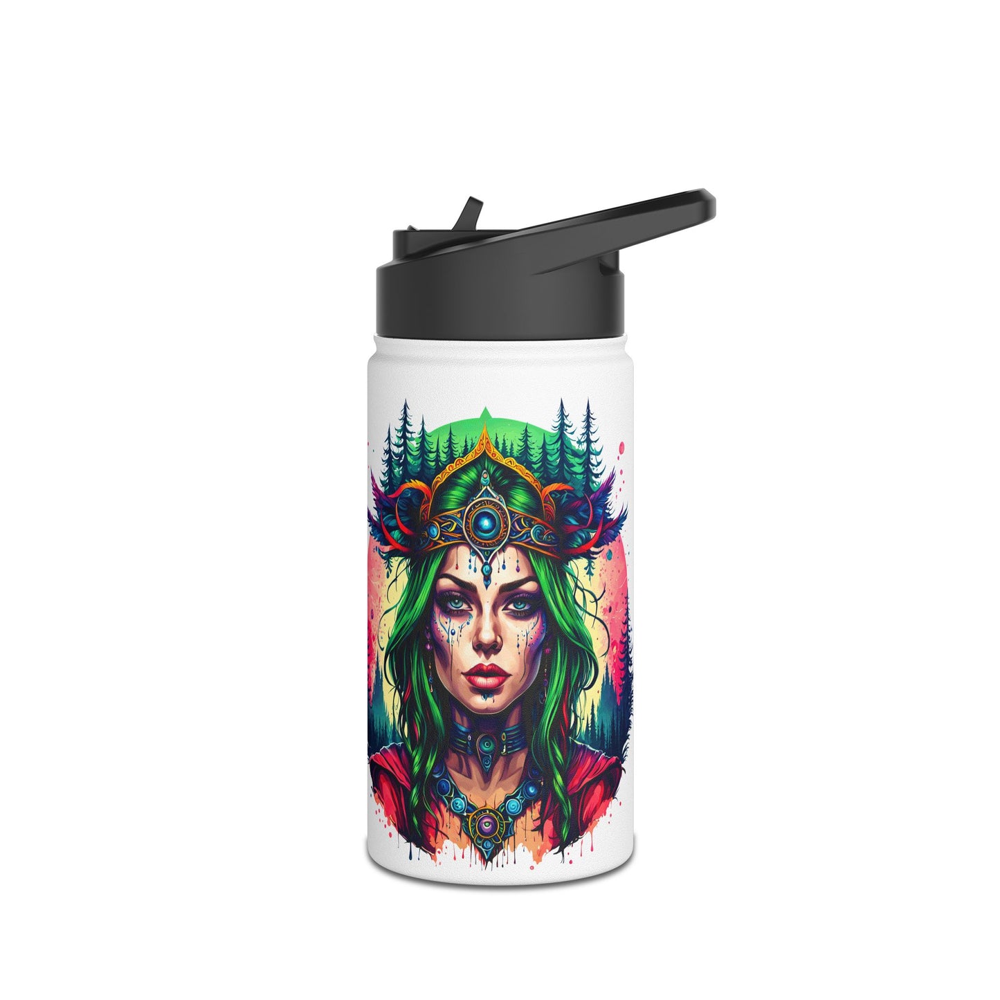 Forest Enchantress Stainless Steel Water Bottle, Standard Lid