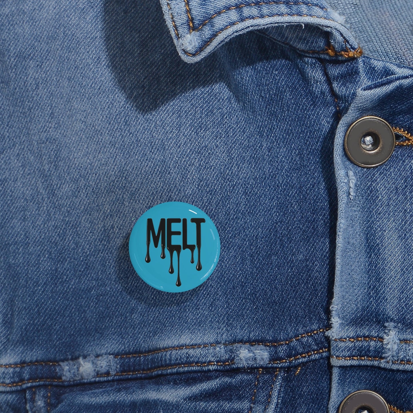 MELT blue Round Pins