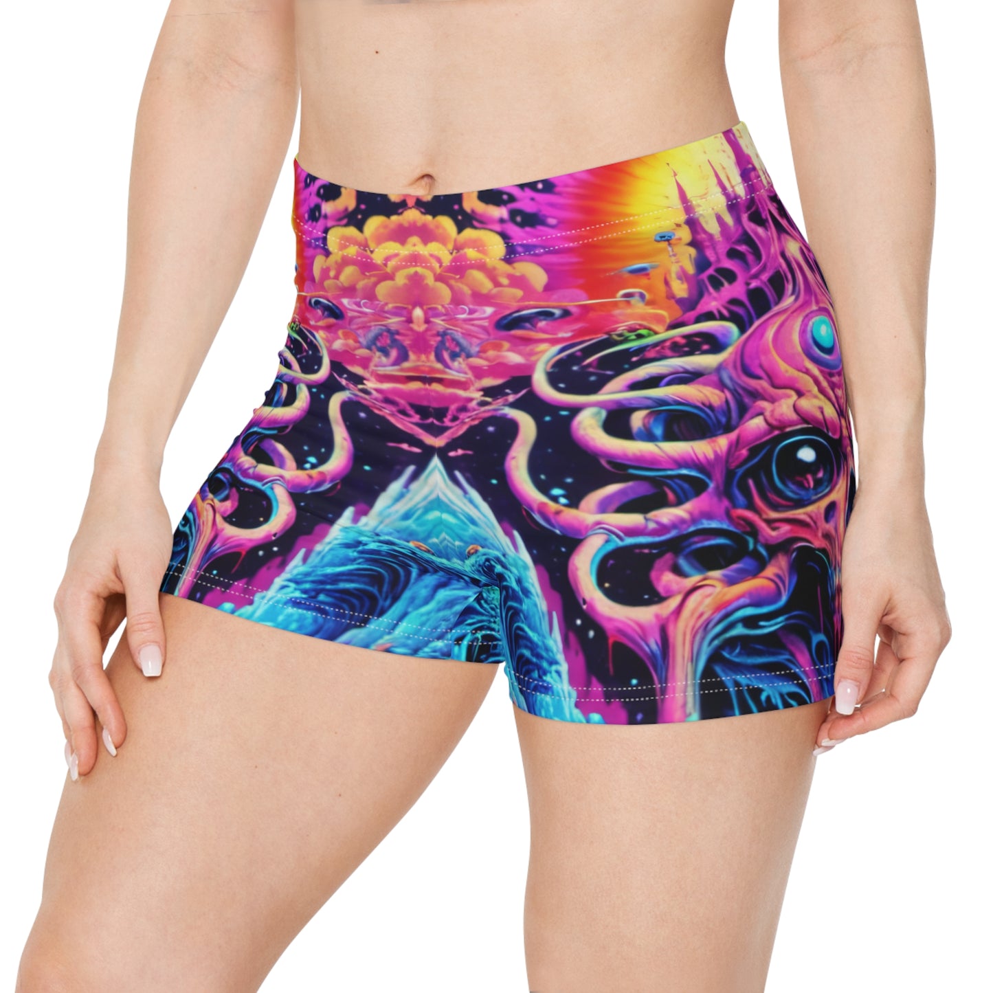 Tranquil Killer Women's Shorts (AOP)