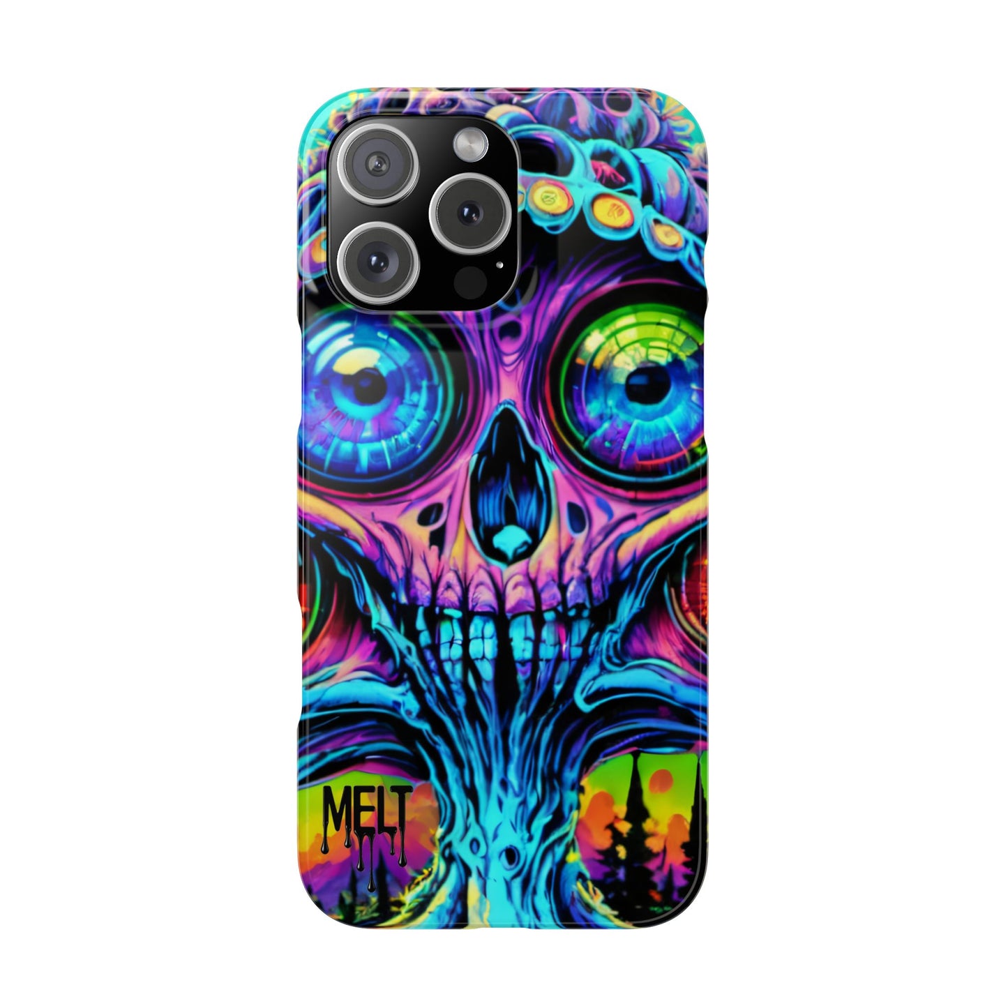 Skull Melt Slim Cases