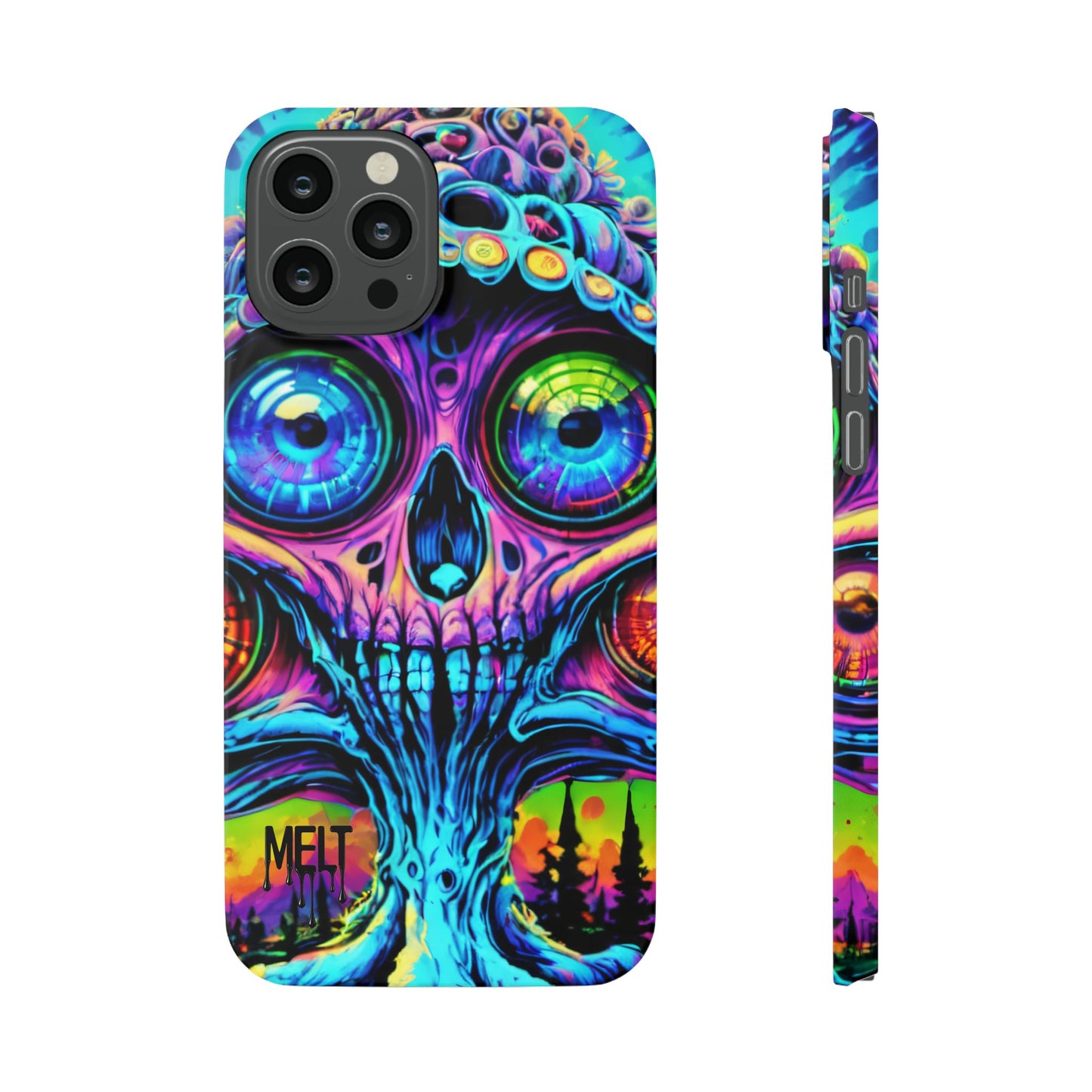 Skull Melt Slim Cases