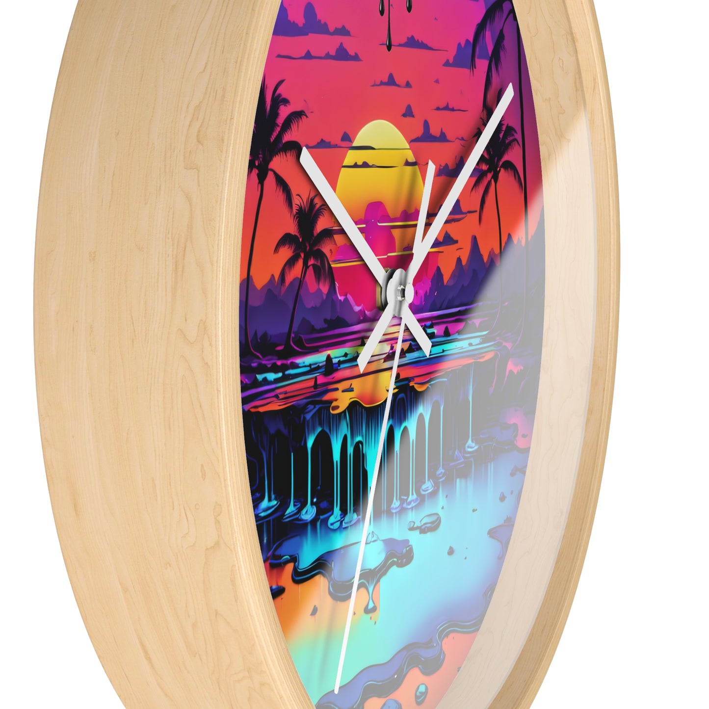 Beach is NOW Wall Clock