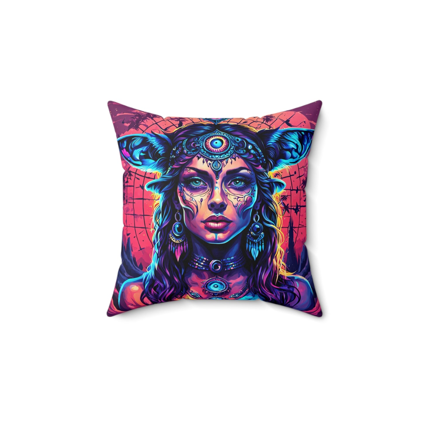 Spectral Empress Spun Polyester Square Pillow