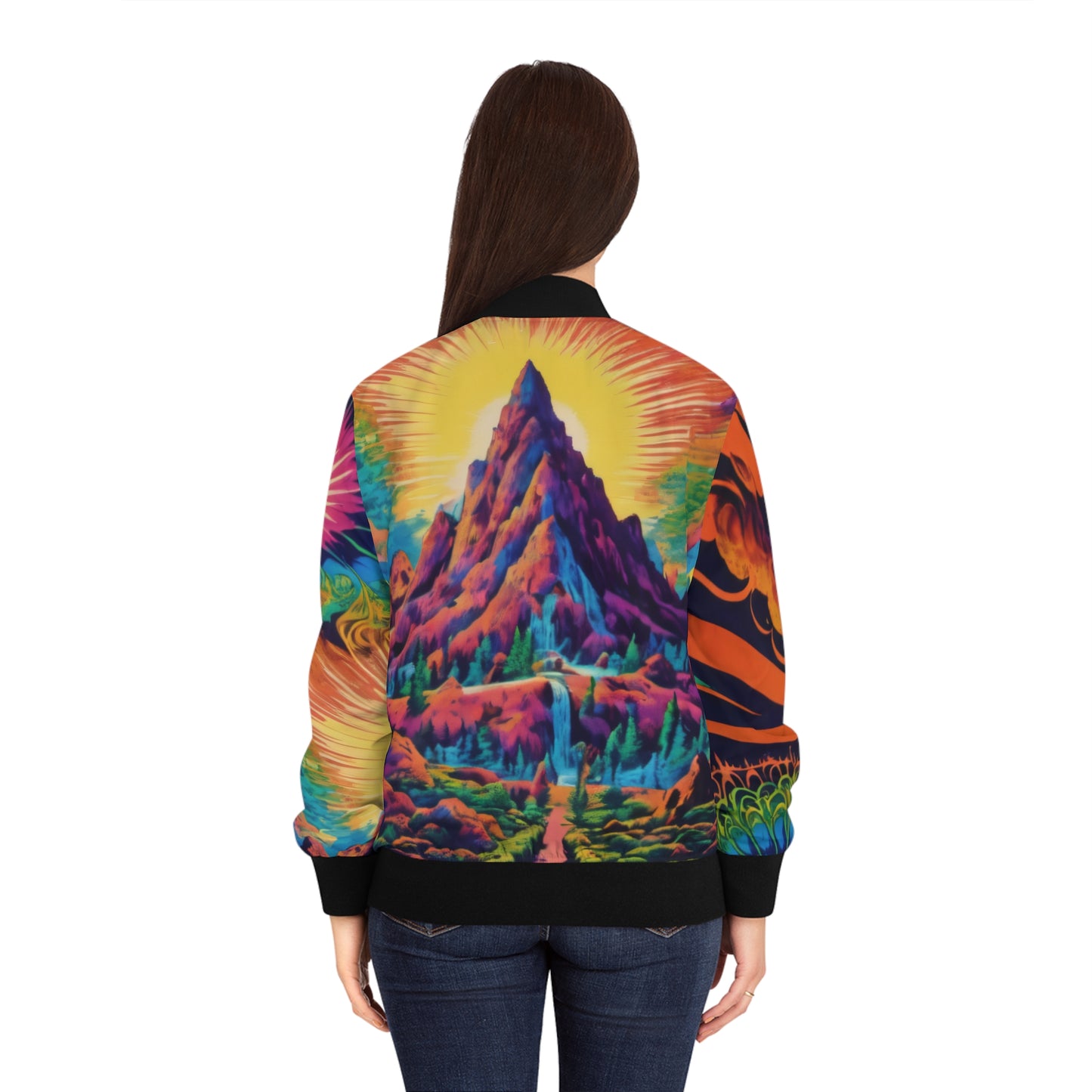 Highest Heights Women's Bomber Jacket (AOP)