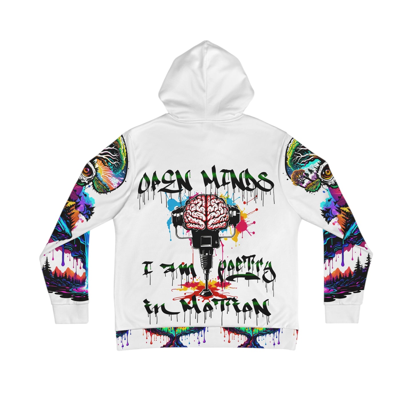 Open Minds - Tag on the Fabric of Space-Time Hoodie (AOP)