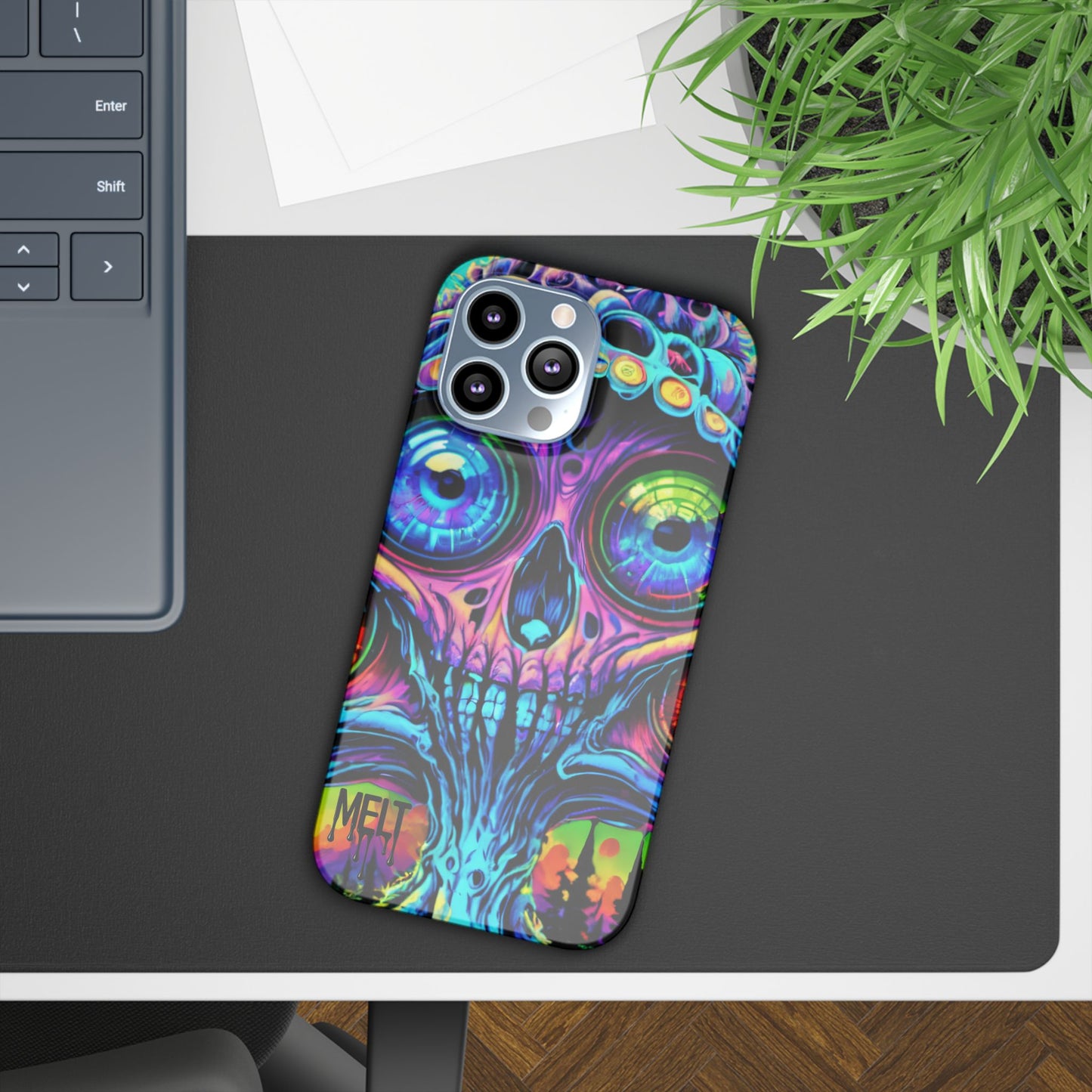 Skull Melt Slim Cases