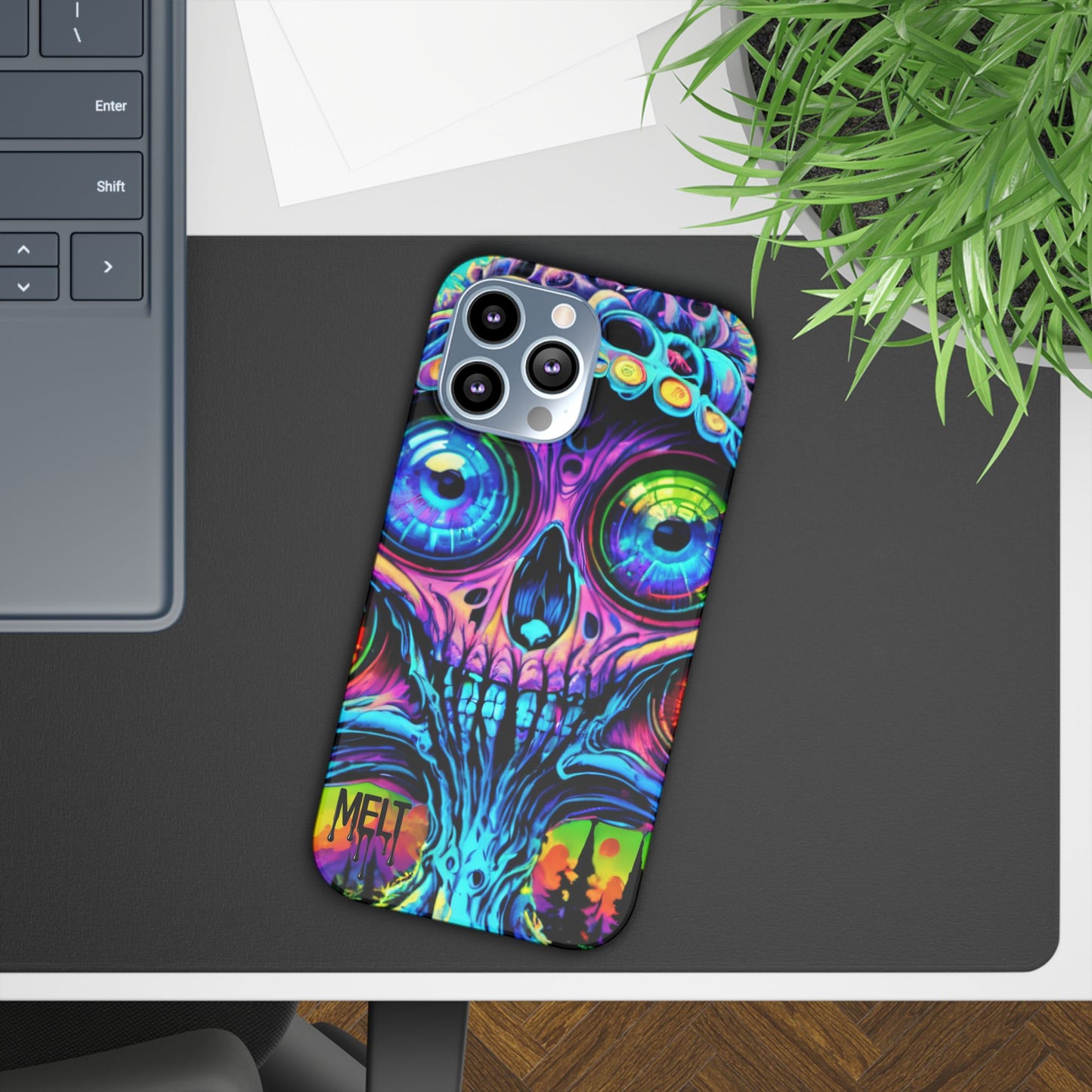 Skull Melt Slim Cases