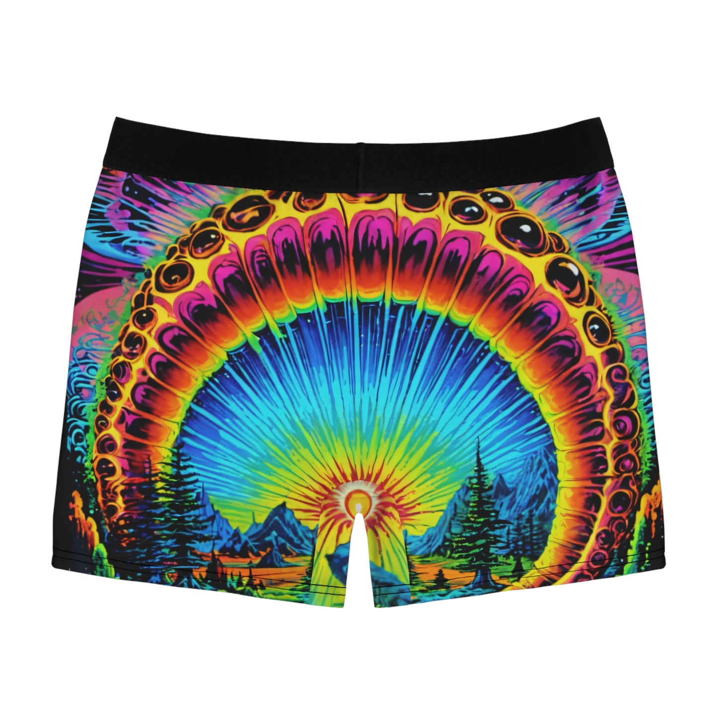 Trippy Mirage Monarch Men's Boxer Briefs (AOP)