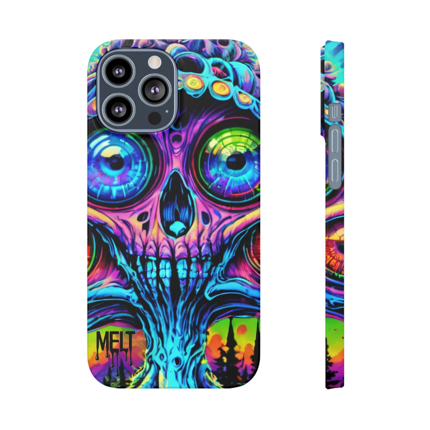 Skull Melt Slim Cases