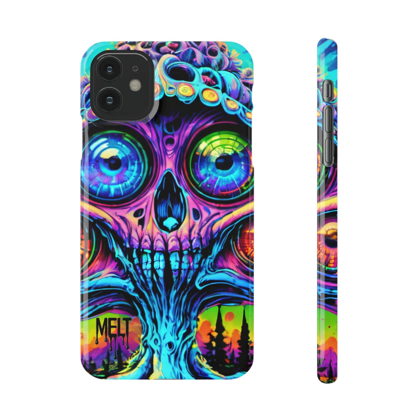 Skull Melt Slim Cases