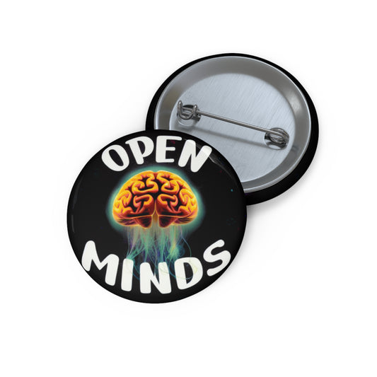 OPEN MINDS Pin Buttons