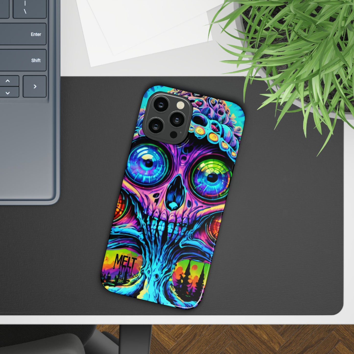 Skull Melt Slim Cases