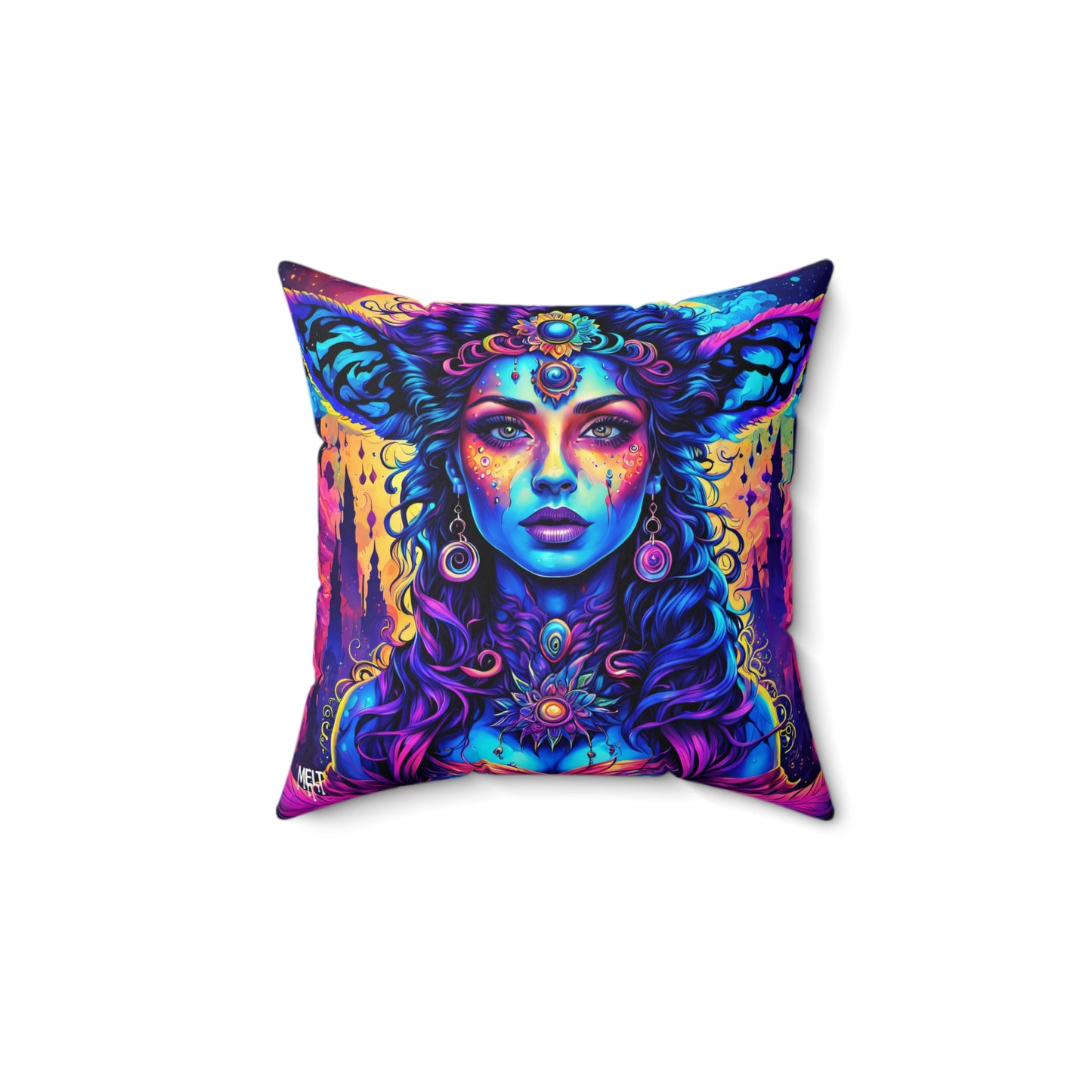 Euphoric Empress Spun Polyester Square Pillow