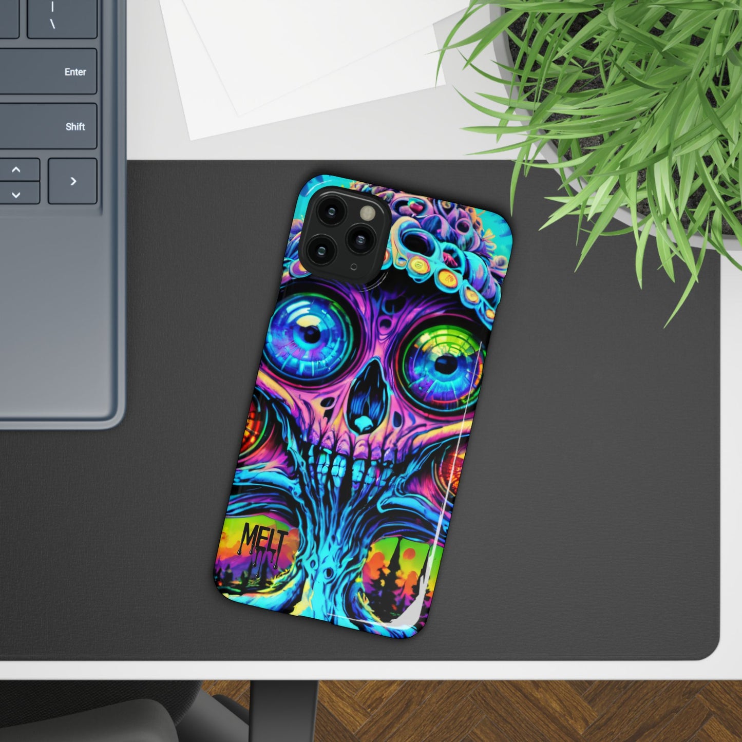 Skull Melt Slim Cases