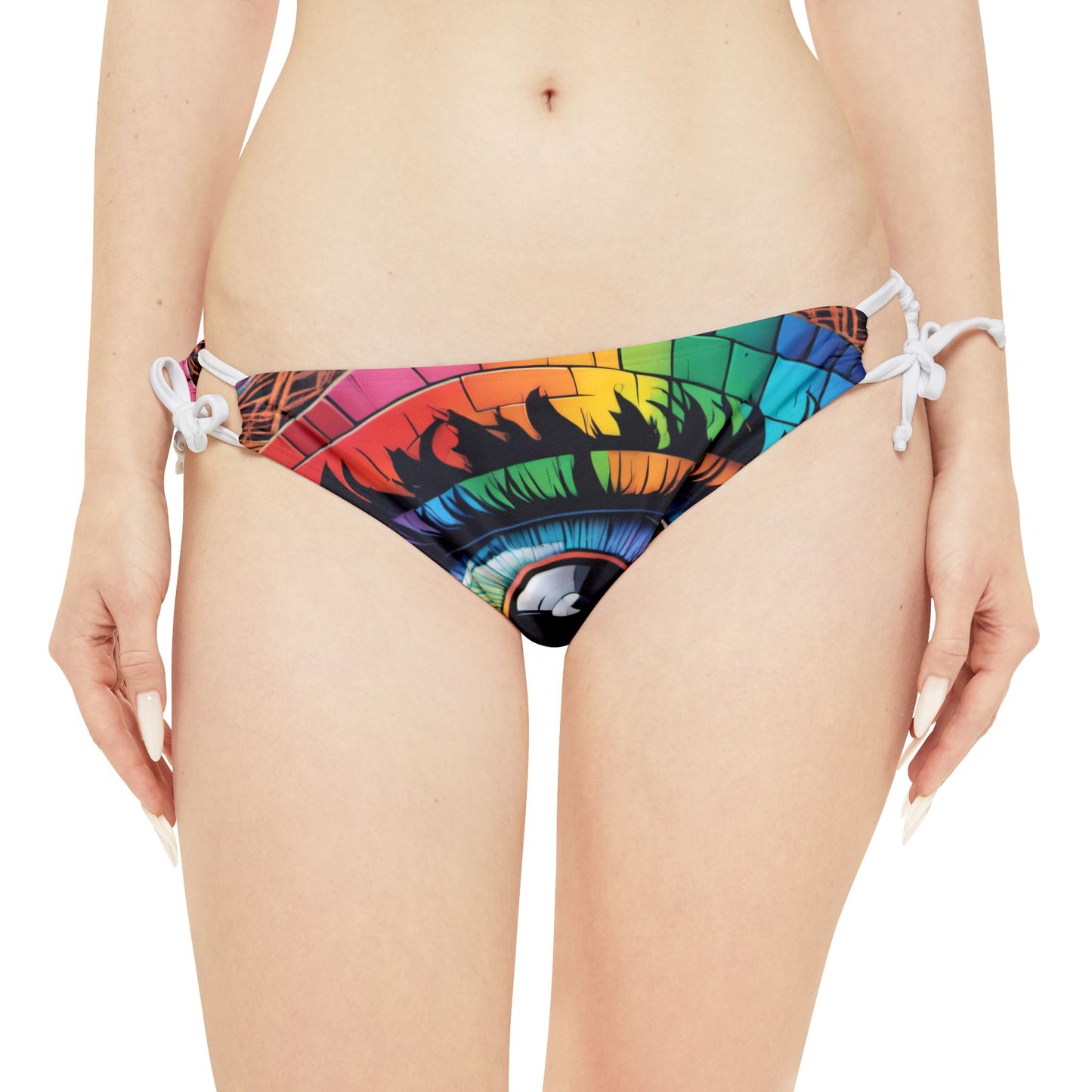 Smooth Sight Loop Tie Side Bikini Bottom (AOP)