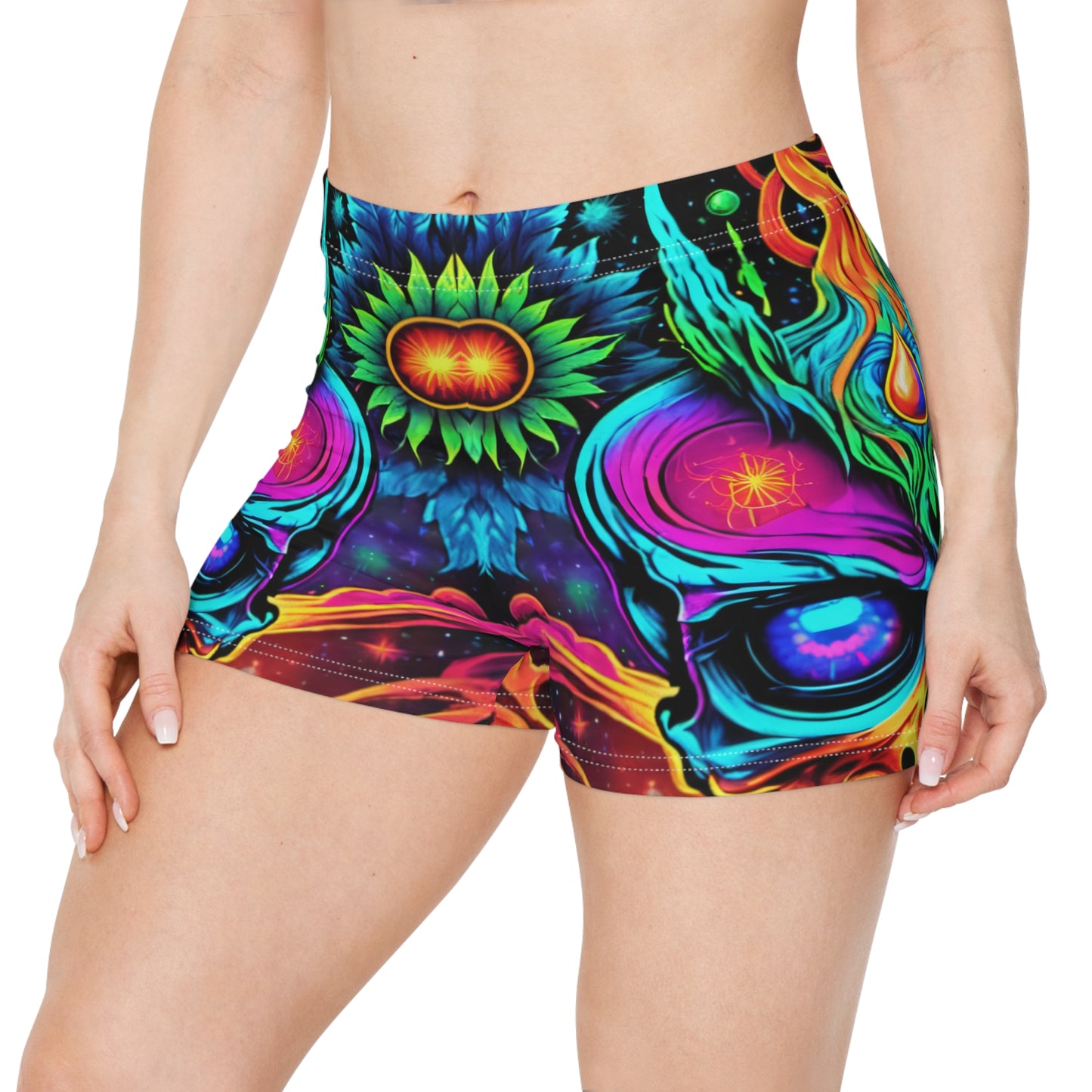 Cranial Clairvoyance Women's Shorts (AOP)