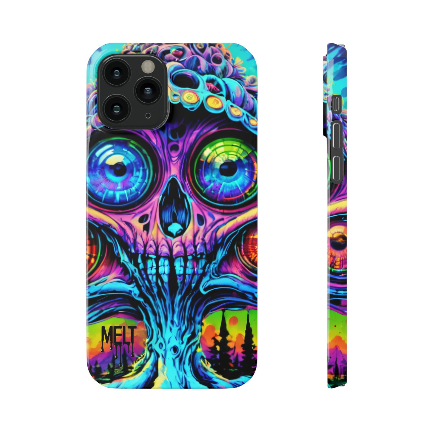 Skull Melt Slim Cases