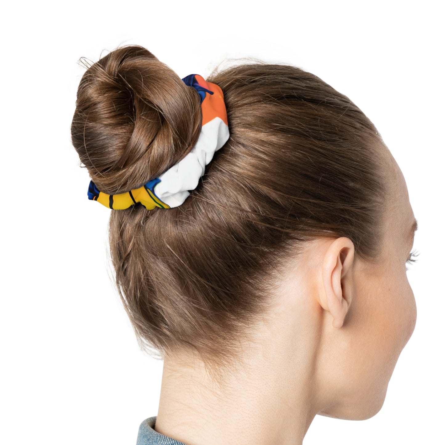 Flora Plume Scrunchie