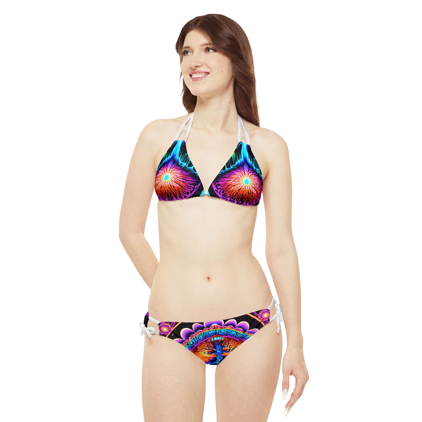 Get Some Strappy Bikini Set (AOP)