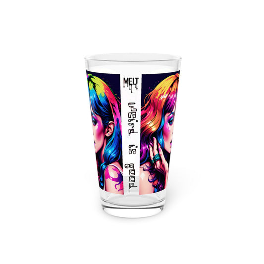 Psychedelic Mirage Ladies Pint Glass, 16oz