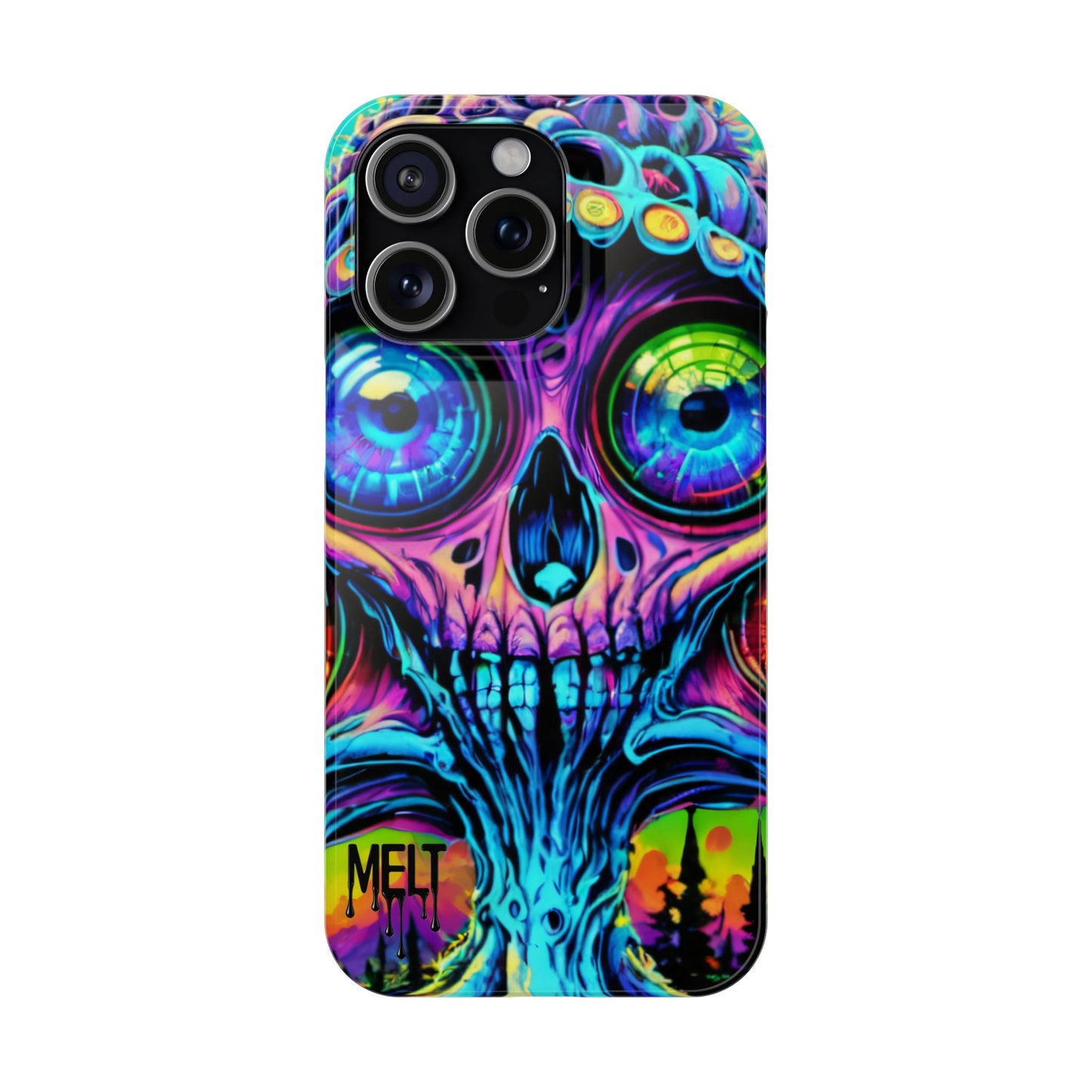 Skull Melt Slim Cases