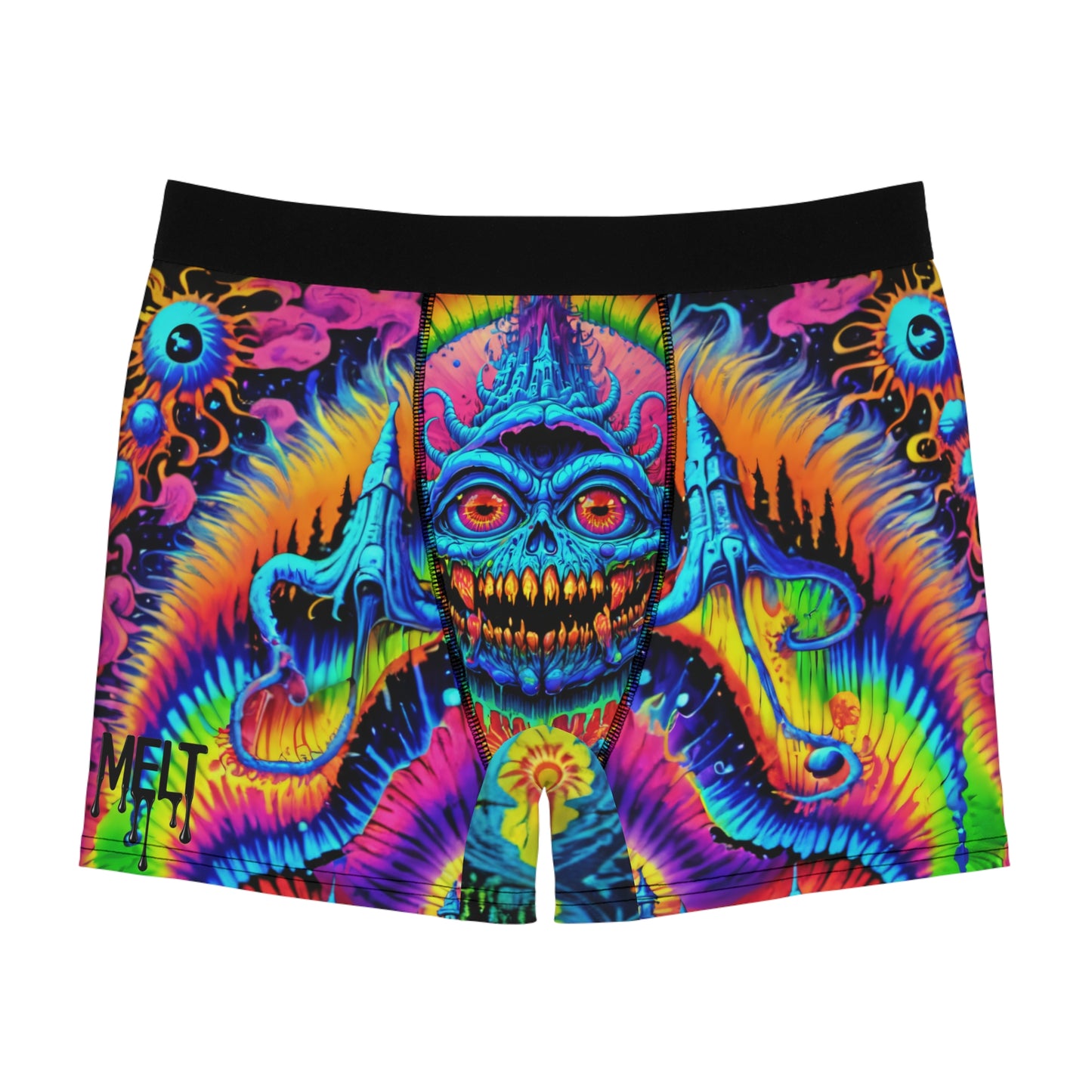 Trippy Mirage Monarch Men's Boxer Briefs (AOP)