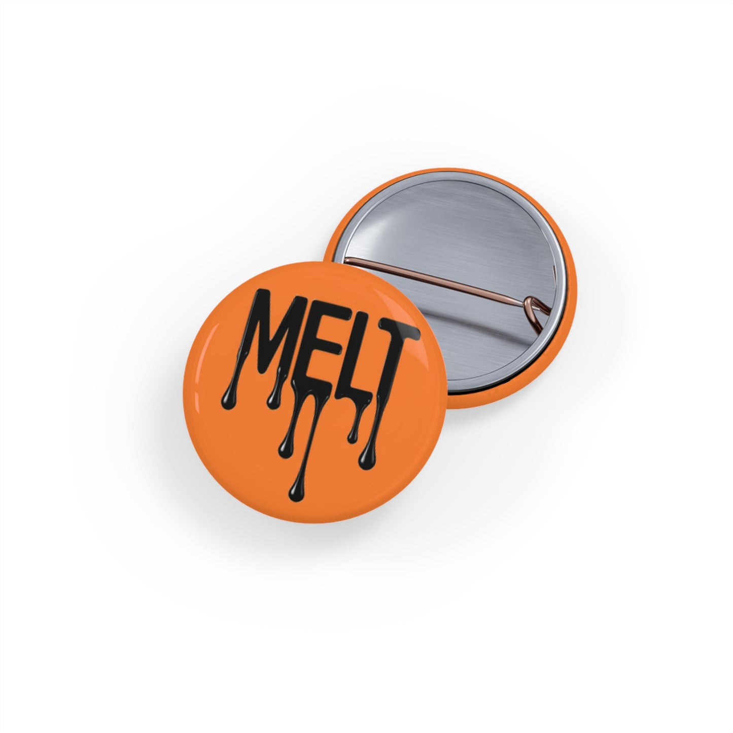 MELT orange Round Pins