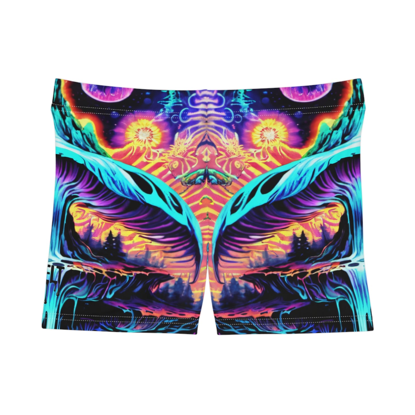 Psilocybin Puddles Women's Shorts (AOP)