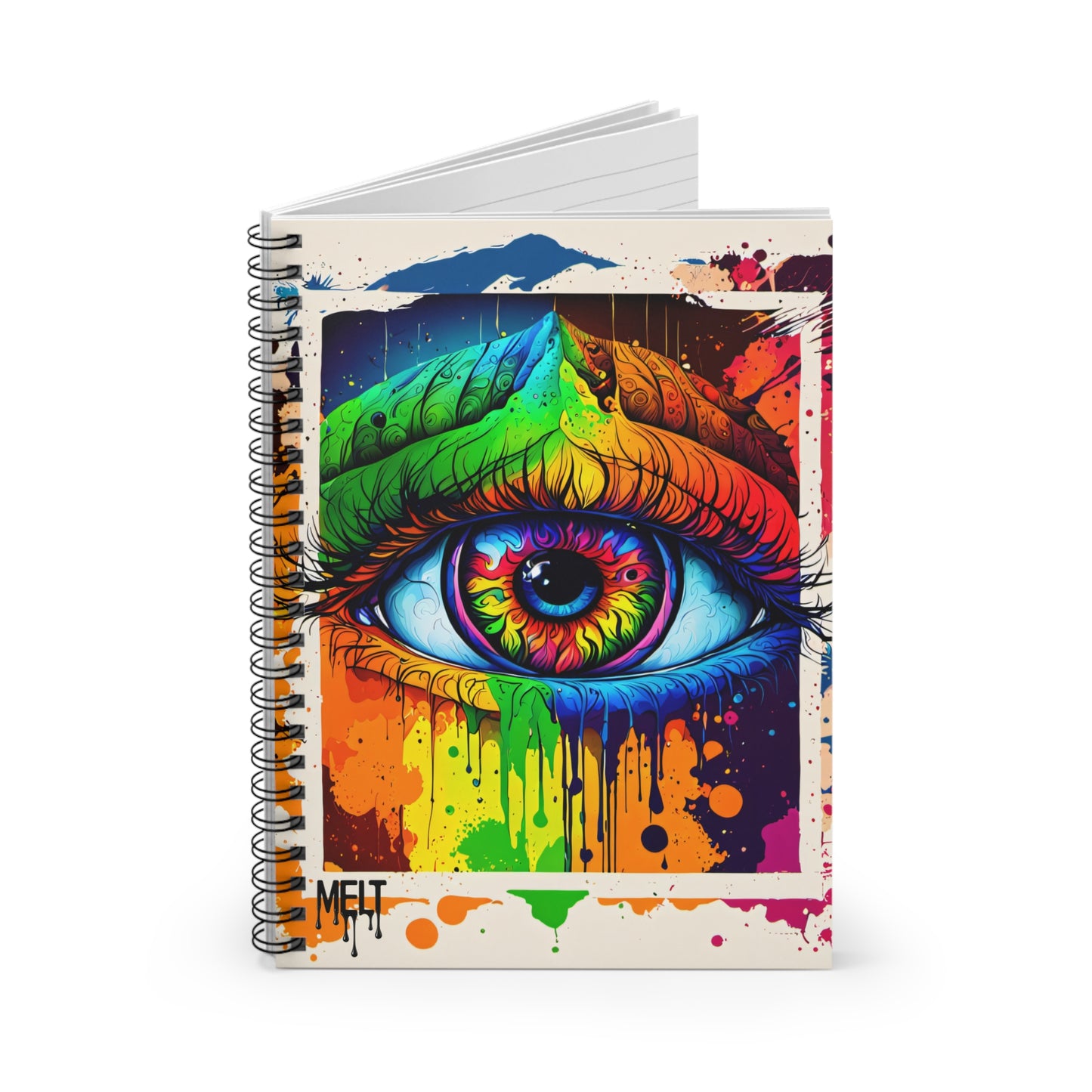 Eye Spiral Notebook - Ruled Line