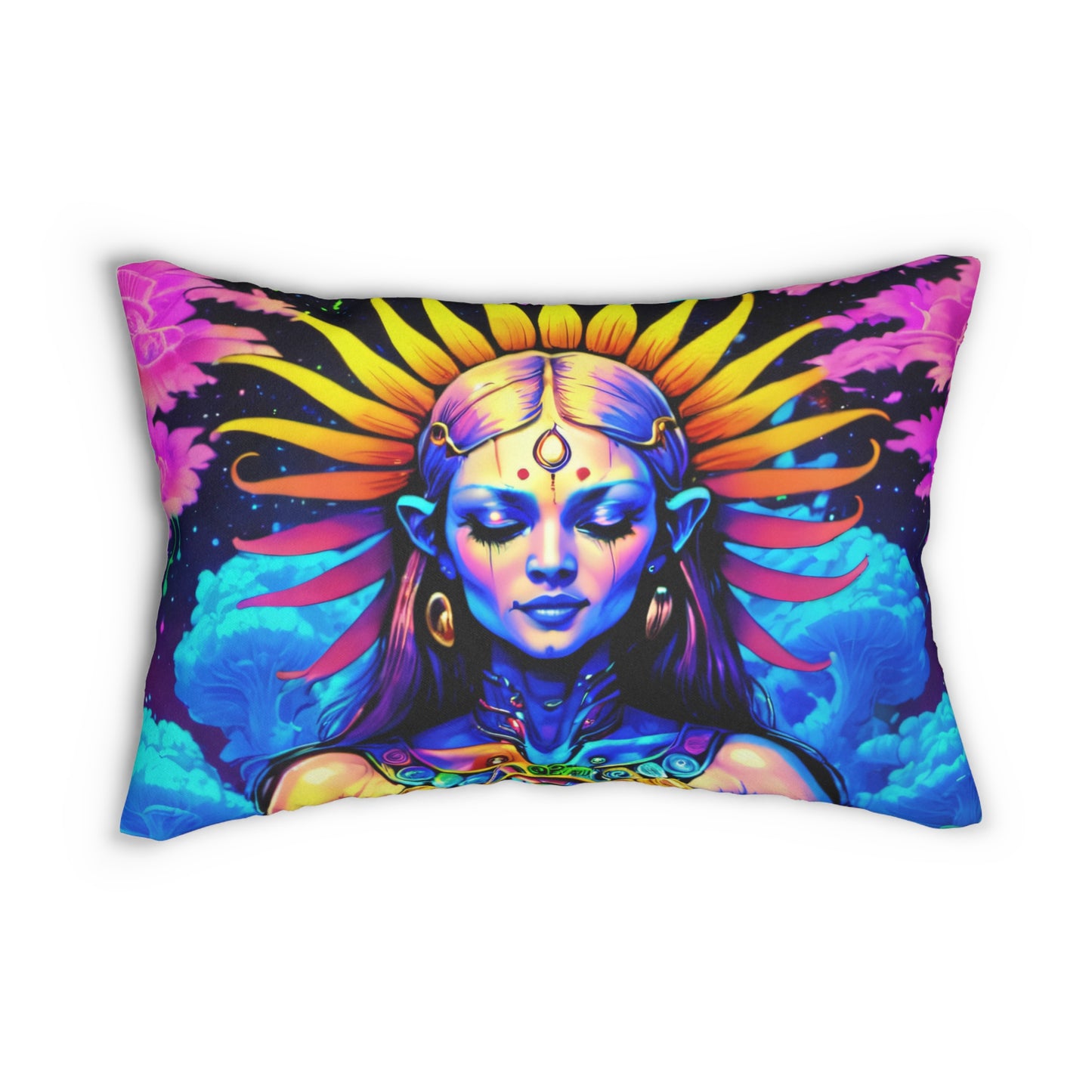 Enchanted Sunbeam Spun Polyester Lumbar Pillow