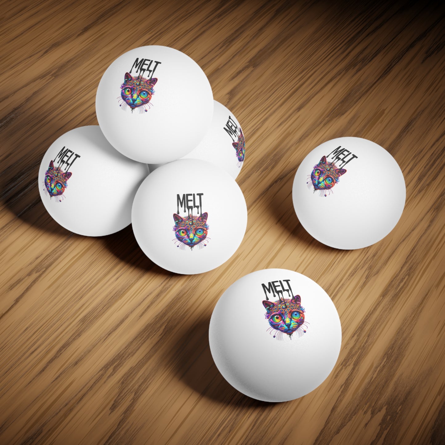 MELT Ping Pong Balls, 6 pcs