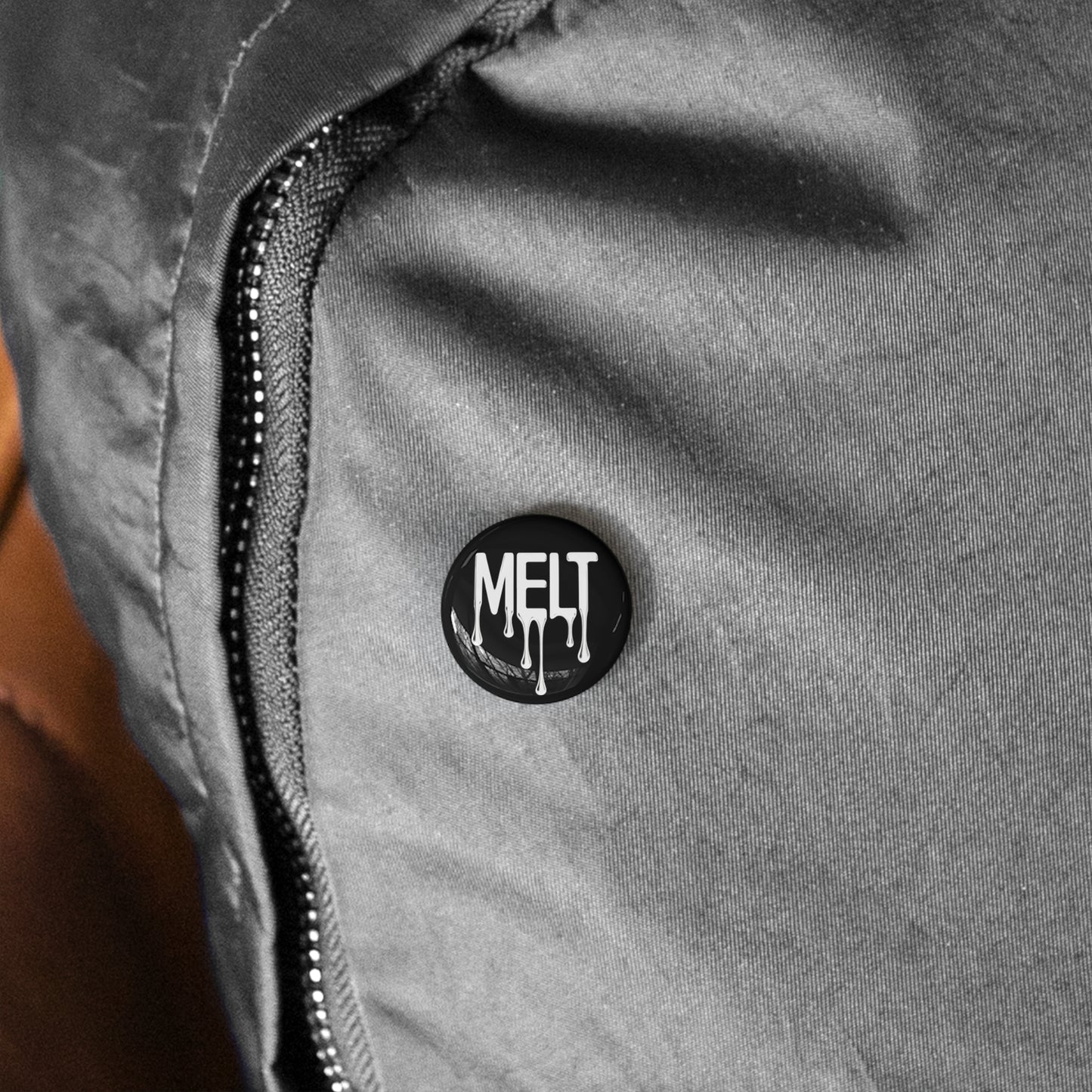 MELT black Round Pins