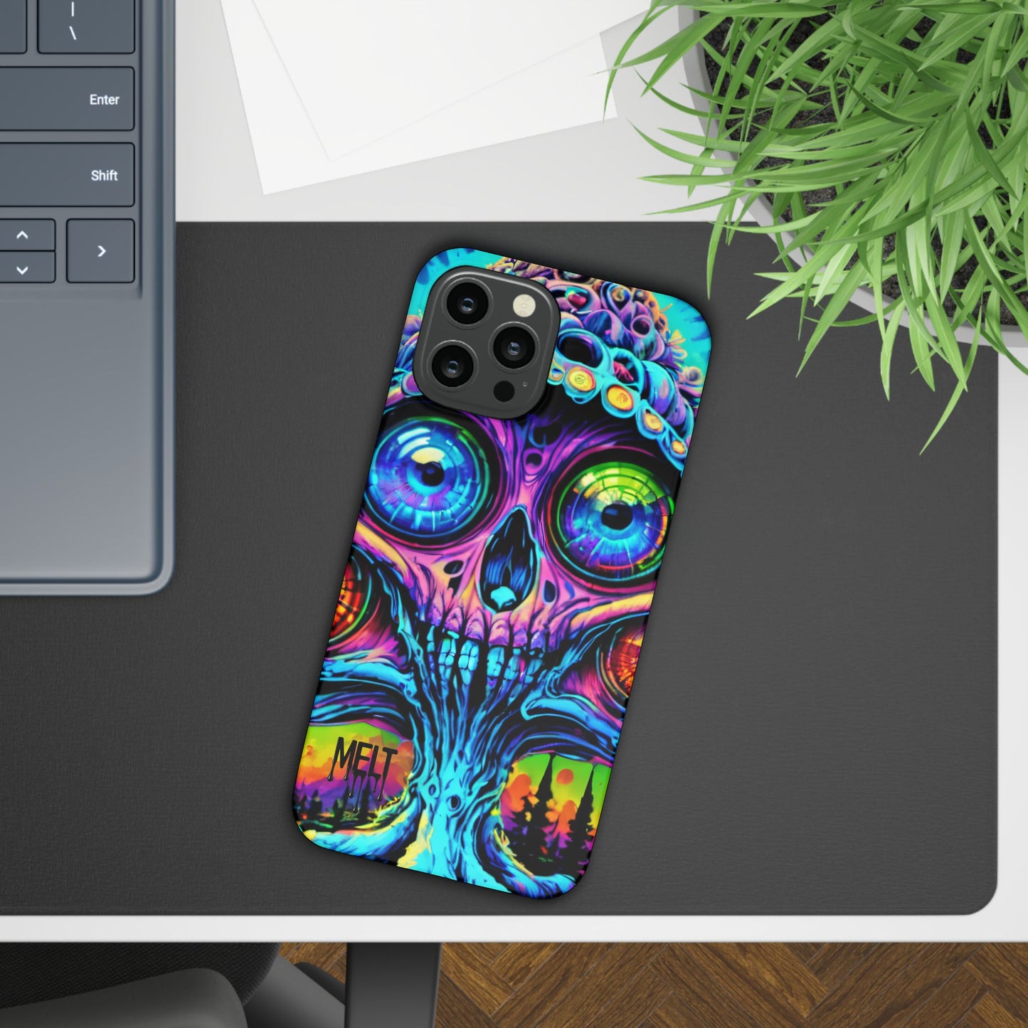 Skull Melt Slim Cases